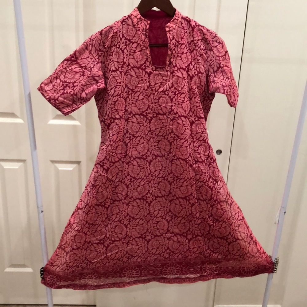Pink & Red tunic